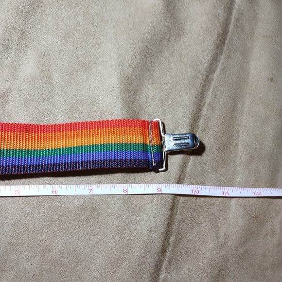 Kids Vintage Adjustable Rainbow Suspenders - Picture 6 of 6